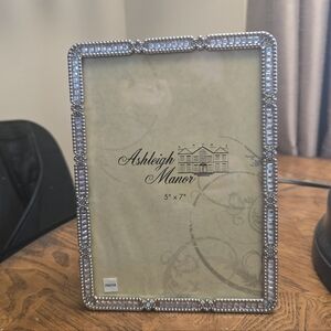 Elegant Silver Beaded Frame